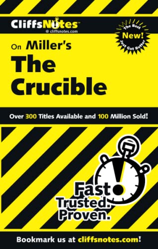 Imagen de archivo de CliffsNotes on Miller's The Crucible (Cliffsnotes Literature Guides) a la venta por Gulf Coast Books