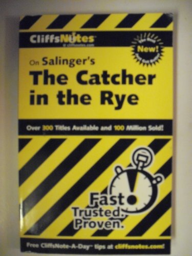 9780764585913: CliffsNotes on Salinger's The Catcher in the Rye (Cliffsnotes Literature Guides)