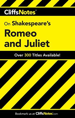 Beispielbild fr CliffsNotes on Shakespeare's Romeo and Juliet (Cliffsnotes Literature) zum Verkauf von SecondSale