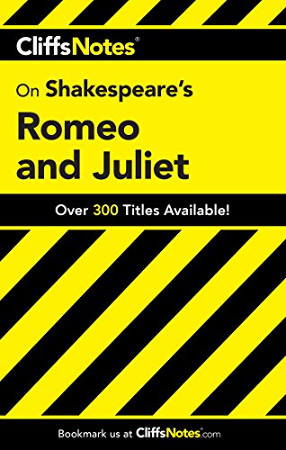 Stock image for CliffsNotes on Shakespeare's Romeo and Juliet (Cliffsnotes Literature) for sale by SecondSale