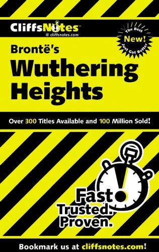 Stock image for CliffsNotes on Bronte's Wuthering Heights (Cliffsnotes Literature Guides) for sale by SecondSale