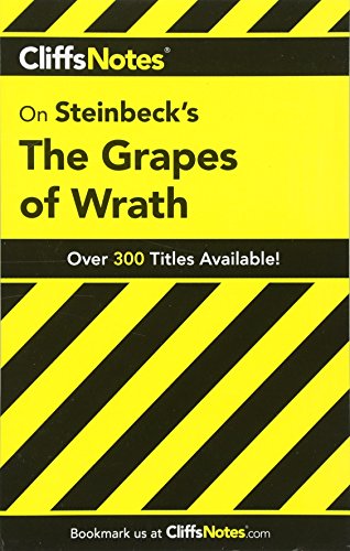 Imagen de archivo de CliffsNotes on Steinbeck's The Grapes of Wrath (Cliffsnotes Literature Guides) a la venta por SecondSale