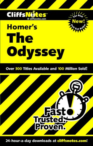 Imagen de archivo de CliffsNotes on Homers The Odys a la venta por SecondSale