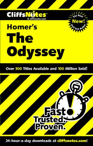 Stock image for CliffsNotes on Homer's the Odyssey for sale by Better World Books: West