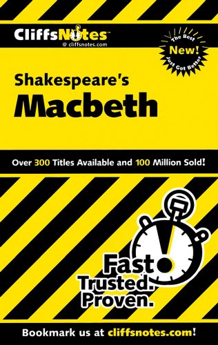 Imagen de archivo de CliffsNotes on Shakespeare's Macbeth (Cliffsnotes Literature Guides) a la venta por WorldofBooks