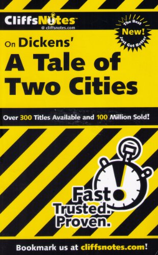 Beispielbild fr CliffsNotes on Dickens' A Tale of Two Cities (CLIFFSNOTES LITERATURE) zum Verkauf von SecondSale