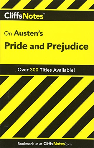 Imagen de archivo de CliffsNotes on Austen's Pride and Prejudice (Cliffsnotes Literature Guides) a la venta por WorldofBooks