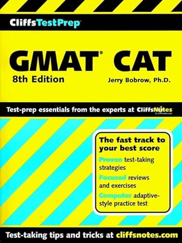 Imagen de archivo de CliffsTestPrep GMAT at (Computer-Adaptive Graduate Management Admission Test) a la venta por Better World Books