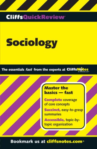 Stock image for CliffsQuickReview Sociology (Cliffs Quick Review (Paperback)) for sale by SecondSale