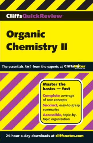 Beispielbild fr CliffsQuickReview Organic Chemistry II zum Verkauf von Better World Books