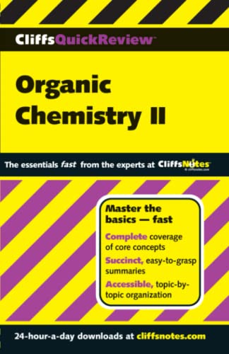 Stock image for CliffsQuickReview Organic Chemistry II (Cliffs Quick Review (Paperback)) for sale by Once Upon A Time Books