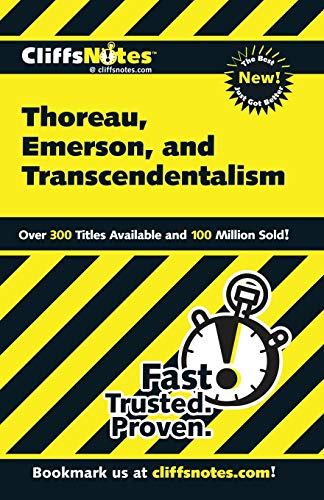 Beispielbild fr CliffsNotes on Thoreau, Emerson, and Transcendentalism (CliffsNotes on Literature) zum Verkauf von BooksRun