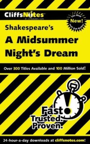 Imagen de archivo de CliffsNotes on Shakespeare?s A Midsummer Night?s Dream (Dummies Trade) a la venta por Gulf Coast Books