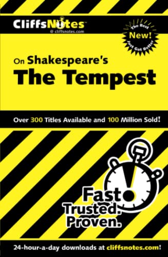 Imagen de archivo de CliffsNotes on Shakespeare's the Tempest a la venta por Better World Books