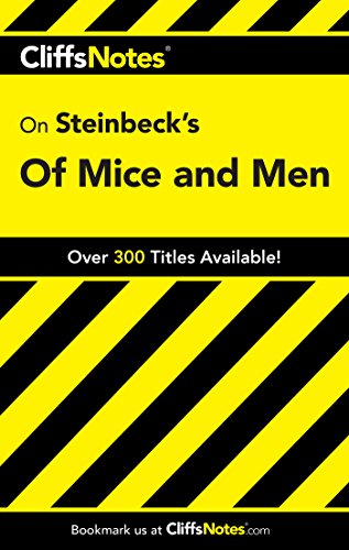 Stock image for CliffsNotes on Steinbeck's Of Mice and Men (Cliffsnotes Literature Guides) for sale by Gulf Coast Books
