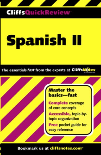 Imagen de archivo de Spanish II (Cliffs Quick Review) (Cliffs Quick Review (Paperback)) (v. 2) a la venta por SecondSale