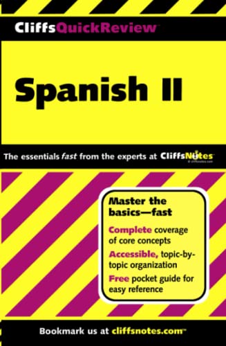 Stock image for Spanish II (Cliffs Quick Review) (Cliffs Quick Review (Paperback)) (v. 2) for sale by SecondSale