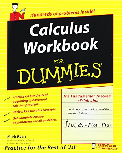 Beispielbild fr Calculus Workbook For Dummies zum Verkauf von Your Online Bookstore