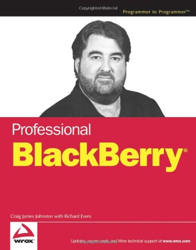 9780764589539: Professional Blackberry (Programmer To Programmer)