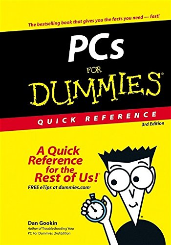 Imagen de archivo de PCs For Dummies Quick Reference (For Dummies: Quick Reference (Computers)) a la venta por Wonder Book