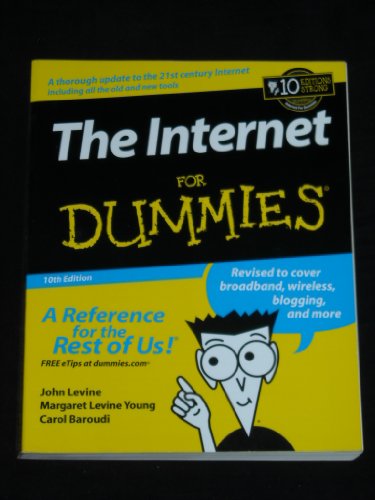 Beispielbild fr The Internet For Dummies zum Verkauf von Wonder Book