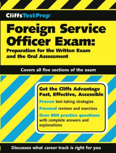 Beispielbild fr CliffsTestPrep Foreign Service Officer Exam: Preparation for the Written Exam and the Oral Assessment zum Verkauf von Revaluation Books