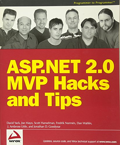 Beispielbild fr ASP.NET 2.0 MVP Hacks and Tips zum Verkauf von Wonder Book