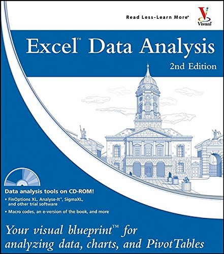 Beispielbild fr Excel Data Analysis: Your Visual Blueprint for Creating and Analyzing Data, Charts, and PivotTables [With CDROM] zum Verkauf von ThriftBooks-Dallas