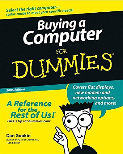 Beispielbild fr Buying a Computer For Dummies zum Verkauf von medimops