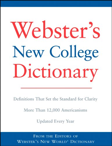 Webster's New College Dictionary