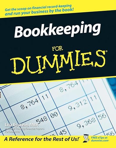 Bookkeeping For Dummies (9780764598487) by Epstein, Lita
