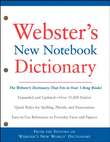 Stock image for Office Depot Websters New World Notebook Dictionary CUSTOM for sale by Ebooksweb