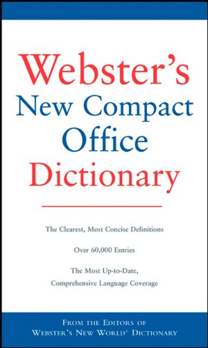 Stock image for Webster's New World Compact Office Dictionary for sale by HPB-Ruby