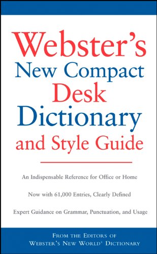 Stock image for Webster's New Compact Desk Dictionary and Style Guide, Office Depot for sale by HPB-Emerald