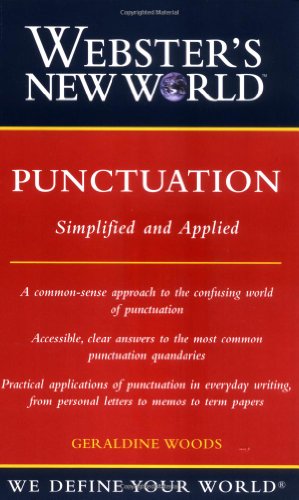 Stock image for Webster's New World Punctuation: Simplifed and Applied for sale by Wonder Book