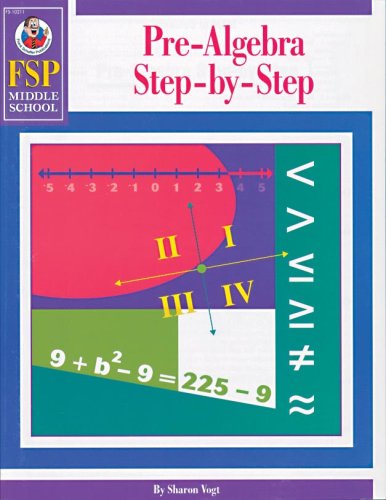 Imagen de archivo de Pre-Algebra Step-by-Step a la venta por Better World Books