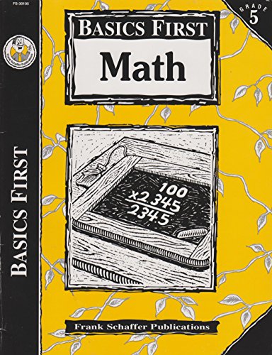 Stock image for Basics First Math, Grade 5 for sale by Wonder Book