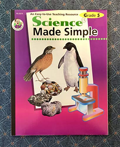 Beispielbild fr Science Made Simple, Grade 5 zum Verkauf von Wonder Book