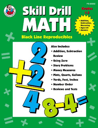 Stock image for Skill Drill Math: A Workbook For Practice Of Basic Math Skills-Grade 2 for sale by GloryBe Books & Ephemera, LLC