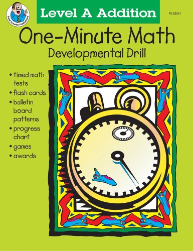 Beispielbild fr One-Minute Math Developmental Drill, Grades 1-2, Level A Addition zum Verkauf von HPB-Movies
