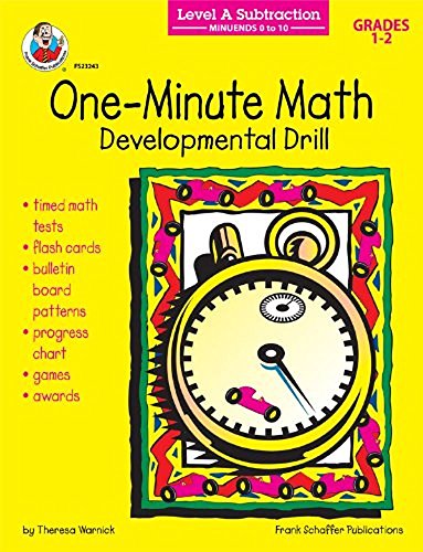 Stock image for Subtraction: Minuends 0 to 10, Grades 1 - 2 (One-Minute Math Drills) for sale by Half Price Books Inc.