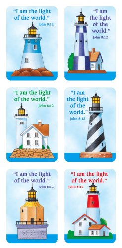 Lighthouse Super Stickers (9780764710018) by Carson-Dellosa Publishing