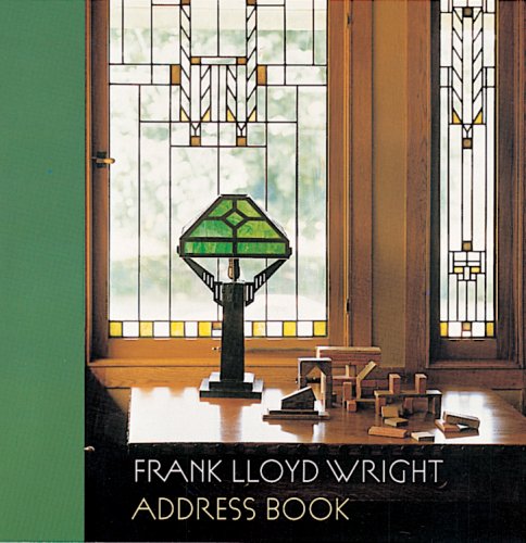 Beispielbild fr Address Book (Frank Lloyd Wright Address Book) zum Verkauf von WorldofBooks