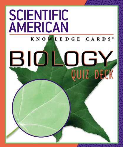 Biology Quiz Deck: Scientific American Knowledge Cards (9780764907050) by Scientific American