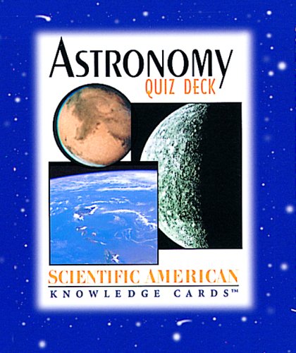 9780764911040: Astronomy Quiz Deck: Scientific American Knowledge Cards