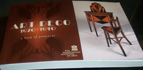 Art Deco, 1920-1940 (9780764912665) by Minneapolis Institute Of Arts