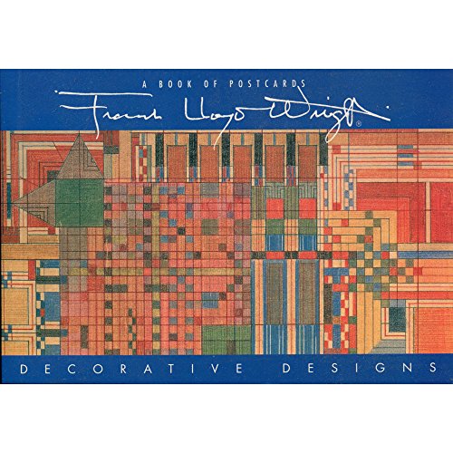 Stock image for Frank Lloyd Wright Decorative Designs: Postcard Book for sale by Better World Books: West