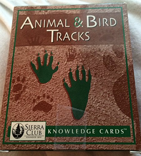 Animal & Bird Tracks Sierra Club Knowledge Cards Deck (9780764921674) by Pomegranate