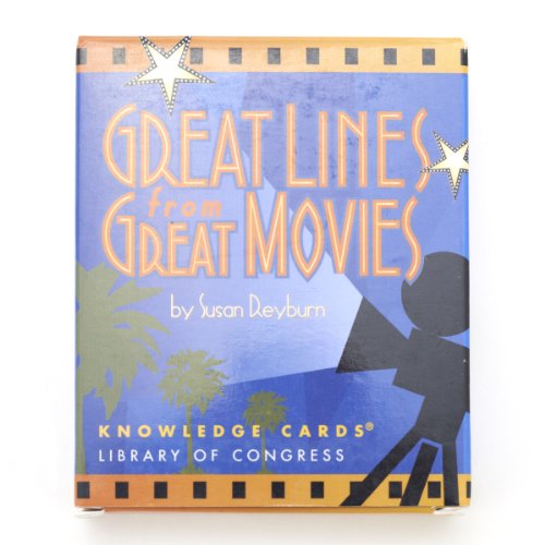 Beispielbild fr Great Lines from Great Movies (Knowledge Cards) zum Verkauf von BooksRun
