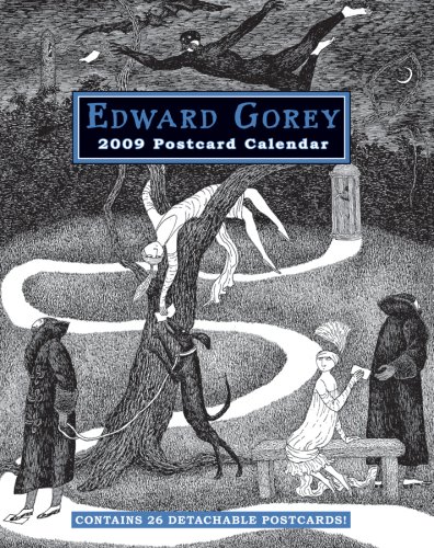 9780764943829: Edward Gorey Postcard 2009 Calendar